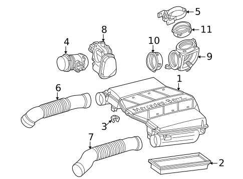 Powertrain Control for 2002 Mercedes-Benz S 430 #0