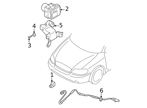 Anti-Lock Brakes for 2005 Kia Sedona #0