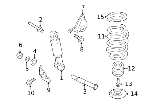 Shocks & Components for 2017 Hyundai Santa Fe #1