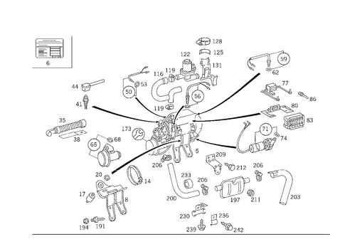 Auxiliary Heater Used on Gasoline and Diesel Vehicles Less Turbodiesel for 1993 Mercedes-Benz 300TE #2