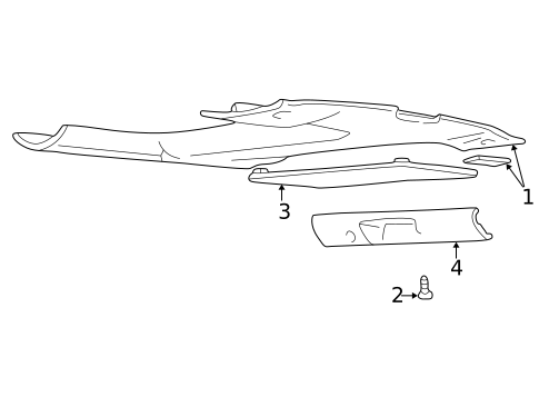 Interior Trim - Roof for 1994 Chevrolet Camaro #0