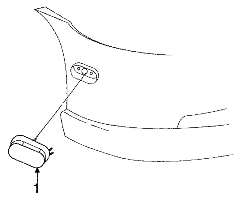 Side Marker Lamps for 1993 Dodge Viper #0