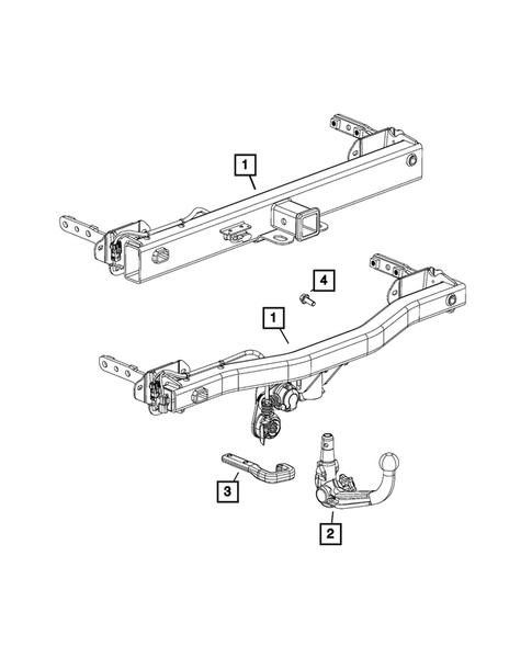 Trailer Tow and Tow Hooks for 2021 Jeep Renegade #0
