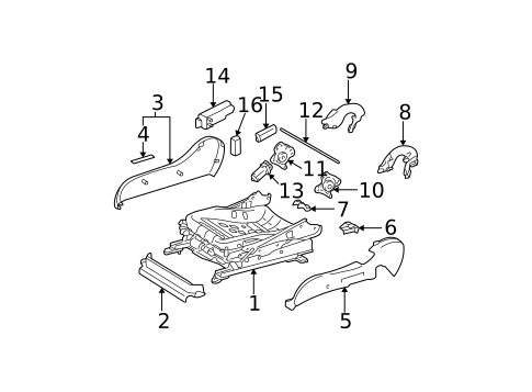 Power Seats for 2003 Toyota Camry #0