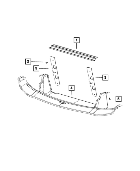 Radiator and Related Parts; Charge Air Cooler for 2017 Dodge Viper #1