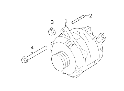 Alternator for 2007 Ford Edge #0