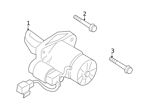 Starter for 2004 INFINITI I35 #1