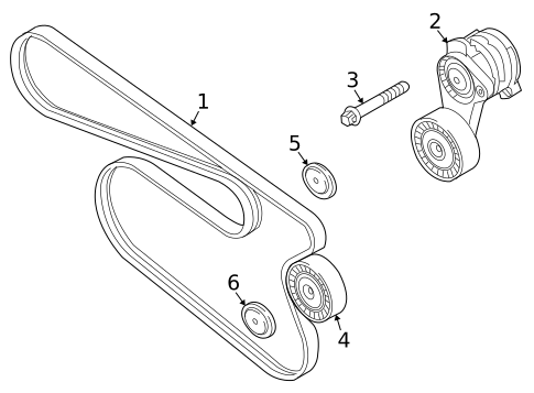 Belts & Pulleys for 2011 BMW Z4 #0