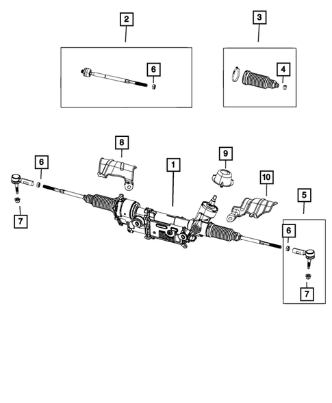 Steering Gear for 2016 Dodge Charger #0