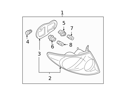 Combination Lamps for 2008 Mazda 6 #1