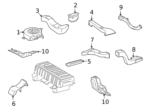 Battery for 2008 Lexus GS450h #2
