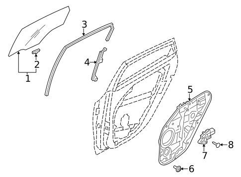 Rear Door for 2020 Hyundai Elantra GT #0