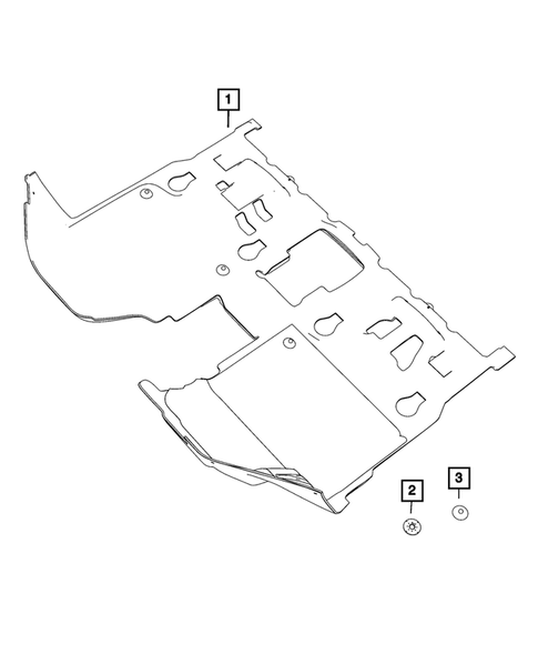 Carpets, Floor Mats, Load Floor, and Silencers for 2021 Chrysler Voyager #2