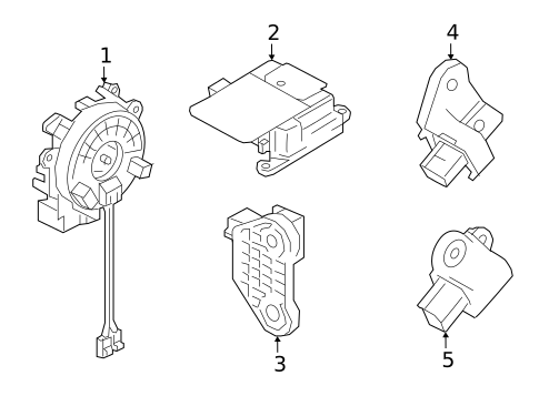 Air Bag Components for 2020 INFINITI QX50 #1