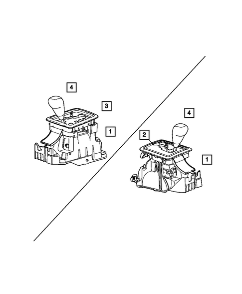 Gearshift Controls for 2006 Chrysler Pacifica #1