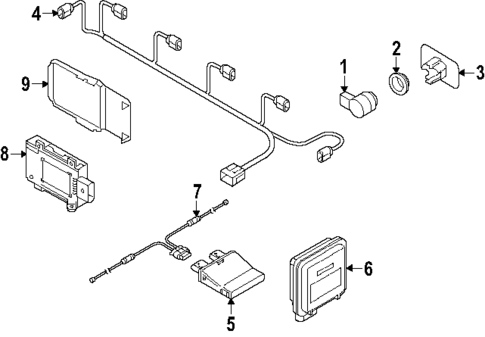 Electrical Components for 2025 Audi SQ8 #2