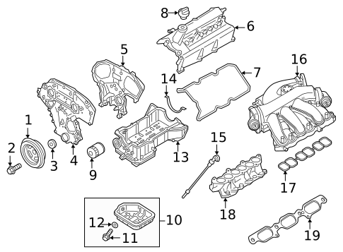 Engine Parts for 2023 Nissan Pathfinder #8