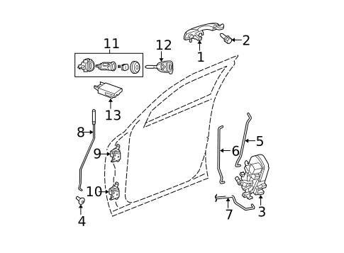 Front Door for 2007 Dodge Magnum #1
