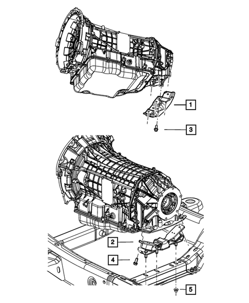 Mounting and Skid Plate for 2009 Chrysler Aspen #1