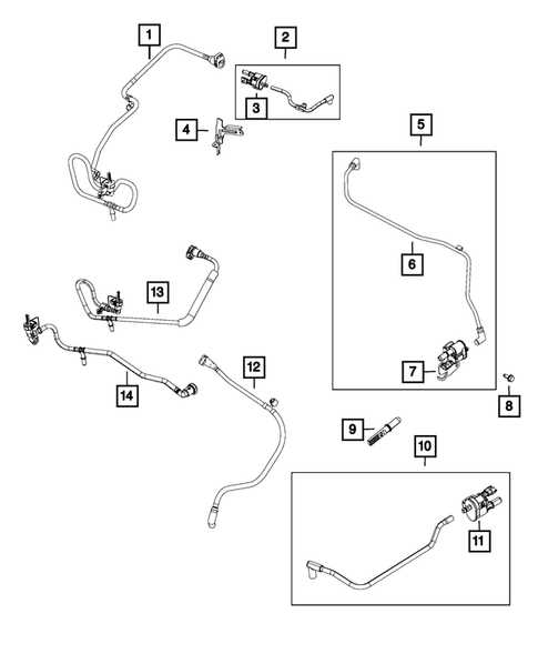 Emission Harness for 2014 Jeep Grand Cherokee #1
