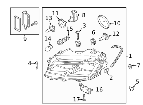 Bulbs - Chassis for 2019 Volkswagen Tiguan #0