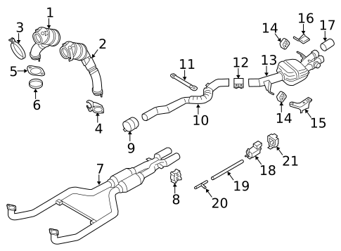 Exhaust Components for 2017 BMW M6 #0