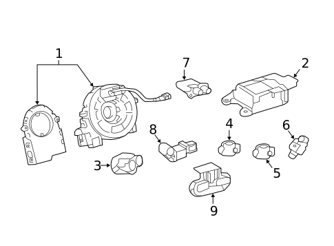 Air Bag Components for 2016 Scion iM #1