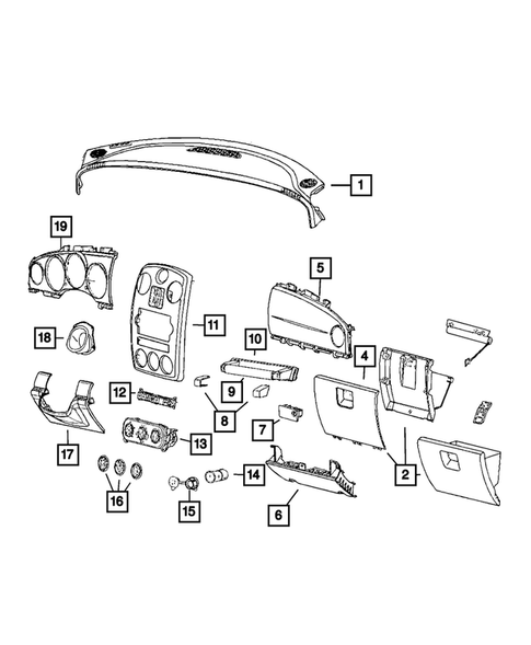 Instrument Panel for 2010 Chrysler PT Cruiser #0