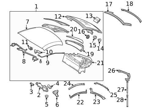 Top & Components for 2008 Mercedes-Benz SLK55 AMG #0