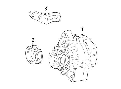 Alternator for 2005 Scion xB #0