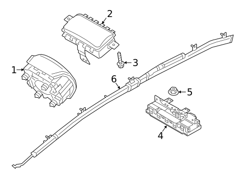 Air Bag Components for 2020 Hyundai Elantra #0