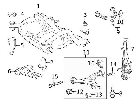 Suspension Components for 2016 Mercedes-Benz GLE450 AMG #0