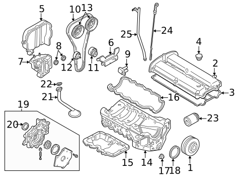 Engine Parts for 2003 Mazda Tribute #0