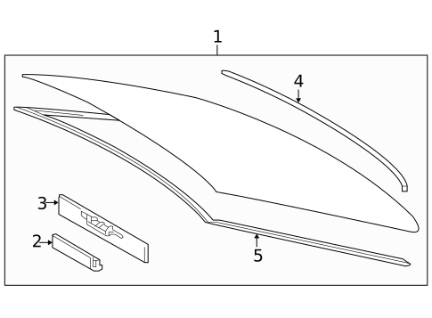 Reveal Moldings for 2010 Lexus HS250h #1