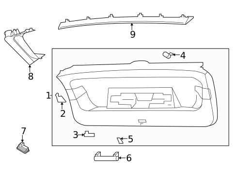 Interior Trim for 2019 Volkswagen Tiguan #1