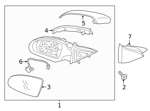 Mirrors for 2020 Kia Optima #1