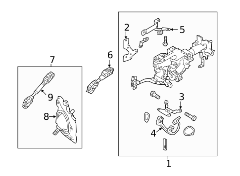 Steering Column Assembly for 2019 INFINITI Q60 #0