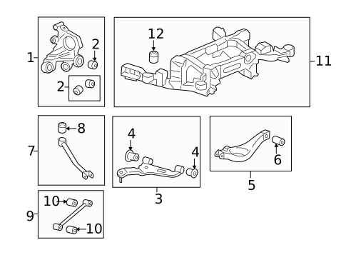 Rear Suspension for 2014 Cadillac CTS #1