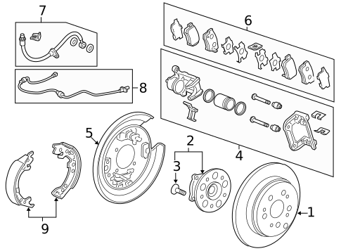 Parking Brake for 2017 Acura RDX #0