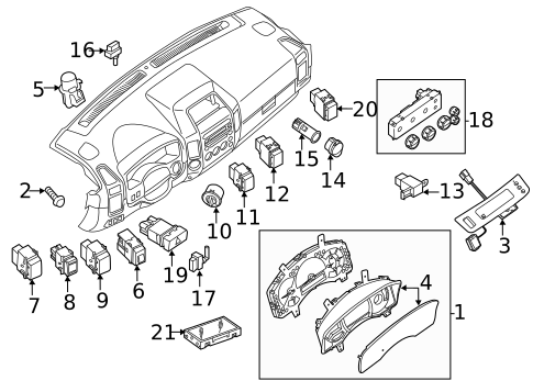 Automatic Temperature Controls for 2013 Nissan Armada #0