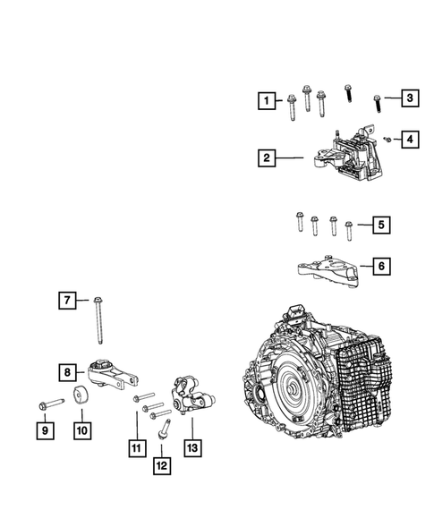 Mounting and Skid Plate for 2023 Chrysler Pacifica #1