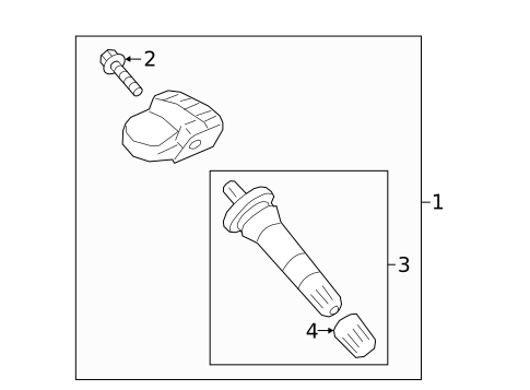 Tire Pressure Monitor Components for 2017 Ford Edge #10