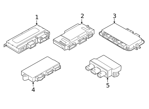 Keyless Entry Components for 2013 BMW 750i #0