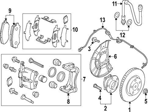 Brake Components for 2025 Mazda CX-70 #0