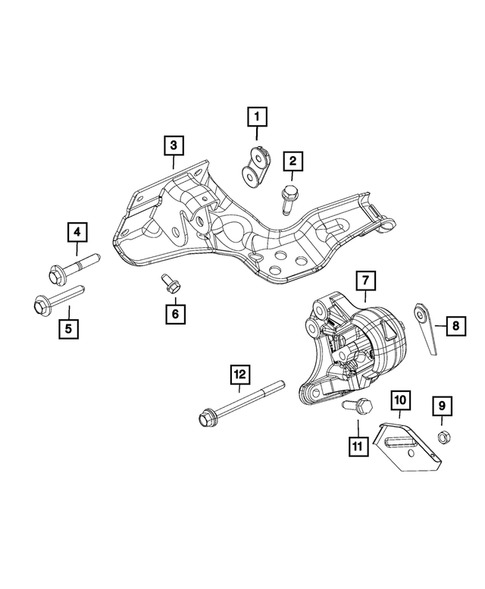 Engine Mounting for 2022 Jeep Grand Wagoneer #4
