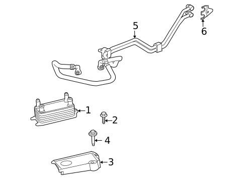 Trans Oil Cooler Lines for 2010 Jaguar XF #1