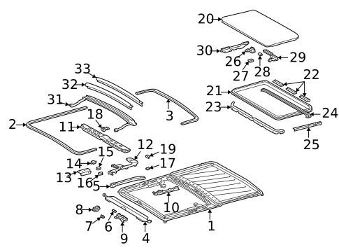 Sunroof for 2005 Mercedes-Benz G55 AMG #0