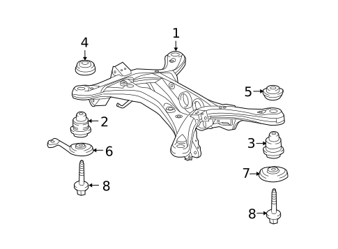 Suspension Mounting for 2012 Lexus RX350 #0