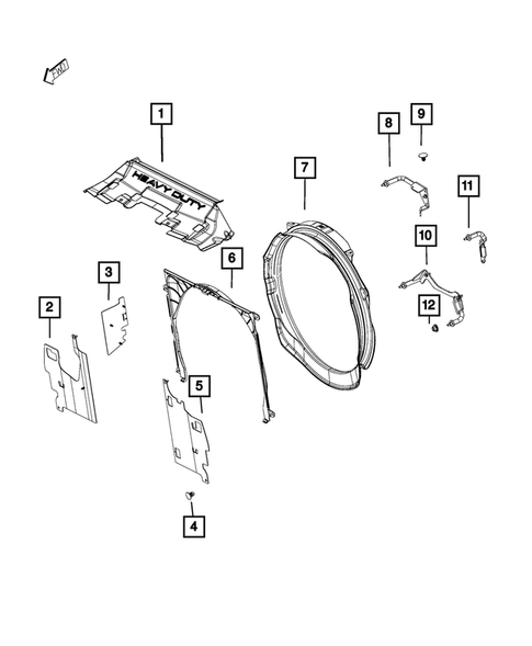 Radiator and Related Parts; Charge Air Cooler for 2017 Ram 3500 #9