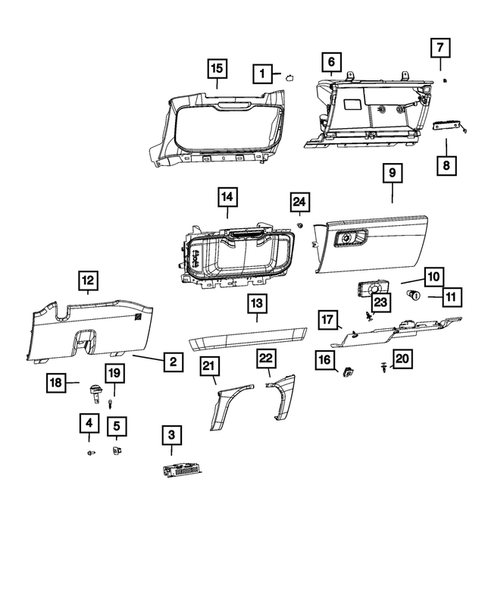 Instrument Panel for 2024 Ram 1500 #2